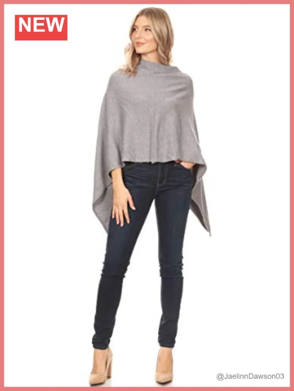 Super Soft Lightweight Cape Poncho Blanket Shawl Pullover One Size